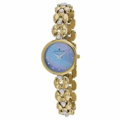 Best deal 🧨 Christian Van Sant 👩 Women's Blue 👩 mother of pearl dial ⌚ Watch 😍