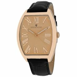 Best deal 🔥 Christian Van Sant Men's Rose gold dial ⌚ Watch 💯