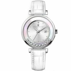 Best Sale 🎉 Christian Van Sant 👩 Women's Bria Silver Dial ⌚ Watch 😍