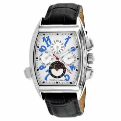 Budget ⭐ Christian Van Sant Men's Grandeur White Dial ⌚ Watch 🧨