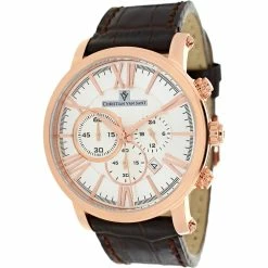 Top 10 ❤️ Christian Van Sant Men's Silver dial ⌚ Watch 👏