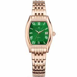 Hot Sale 👍 Christian Van Sant 👩 Women's Gemma Green Dial ⌚ Watch 👏