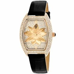Wholesale 🎉 Christian Van Sant 👩 Women's Lotus Rose Gold Dial ⌚ Watch 🥰