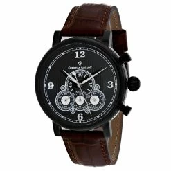 Discount 🔔 Christian Van Sant Men's Black dial ⌚ Watch 🎉