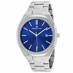 Outlet 👏 Christian Van Sant Men's Blue dial ⌚ Watch 🔔