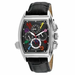 Discount 🤩 Christian Van Sant Men's Grandeur Black Dial ⌚ Watch 😍