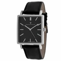 Best Sale 🎁 Christian Van Sant Men's Black dial ⌚ Watch 😍