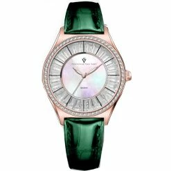 Discount 🥰 Christian Van Sant 👩 Women's Luna 👩 Mother of pearl Dial ⌚ Watch 🎉