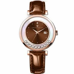 Coupon 🔔 Christian Van Sant 👩 Women's Bria Brown Dial ⌚ Watch ❤️