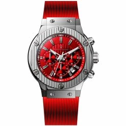 Best Pirce 🤩 Christian Van Sant Men's Monarchy Red Dial ⌚ Watch ✔️