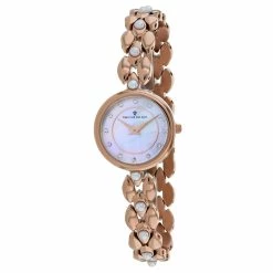 Discount ❤️ Christian Van Sant 👩 Women's Pink 👩 mother of pearl dial ⌚ Watch ⌛