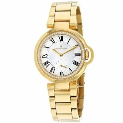 Best Pirce 😀 Christian Van Sant 👩 Women's White 👩 mother of pearl dial ⌚ Watch ❤️