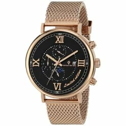 Flash Sale ❤️ Christian Van Sant Men's Black dial ⌚ Watch 😀