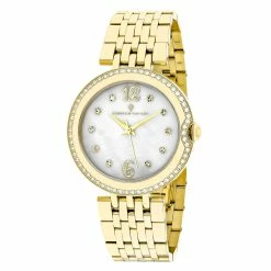 Cheap 🌟 Christian Van Sant 👩 Women's White MOP dial ⌚ Watch 🎁